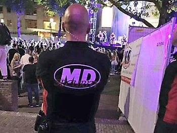 MD Security aan het werk MD Security, beveiliging Den Bosch