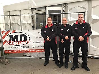 MD Security aan het werk MD Security, beveiliging Den Bosch